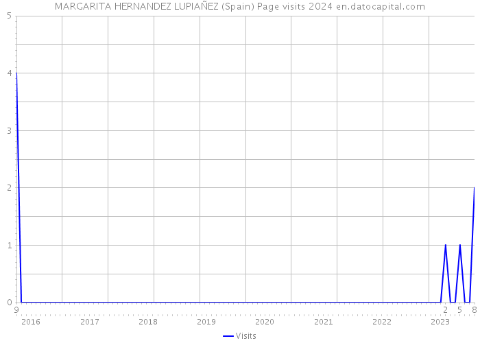 MARGARITA HERNANDEZ LUPIAÑEZ (Spain) Page visits 2024 