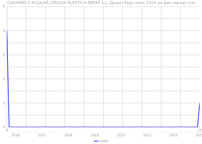 CARAMES Y AGUILAR CIRUGIA PLASTICA REPAR S.L. (Spain) Page visits 2024 