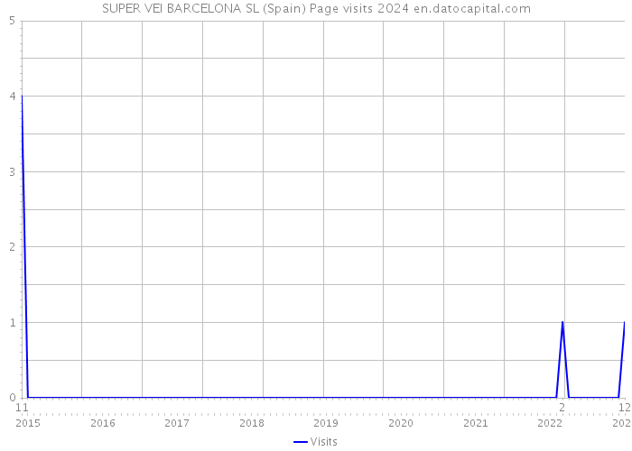 SUPER VEI BARCELONA SL (Spain) Page visits 2024 