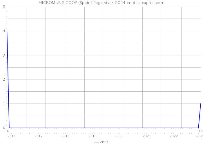 MICROMUR S COOP (Spain) Page visits 2024 