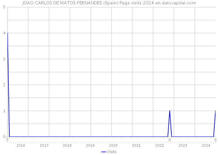 JOAO CARLOS DE MATOS FERNANDES (Spain) Page visits 2024 