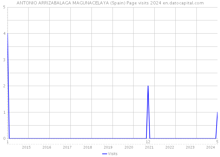 ANTONIO ARRIZABALAGA MAGUNACELAYA (Spain) Page visits 2024 