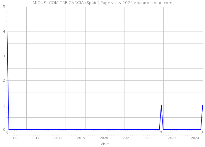 MIGUEL COMITRE GARCIA (Spain) Page visits 2024 
