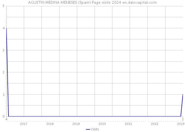 AGUSTIN MEDINA MENESES (Spain) Page visits 2024 
