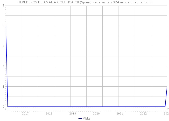 HEREDEROS DE AMALIA COLUNGA CB (Spain) Page visits 2024 