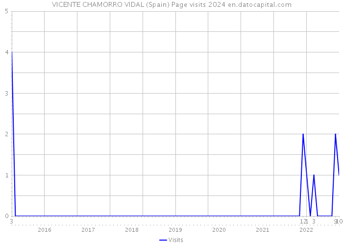 VICENTE CHAMORRO VIDAL (Spain) Page visits 2024 