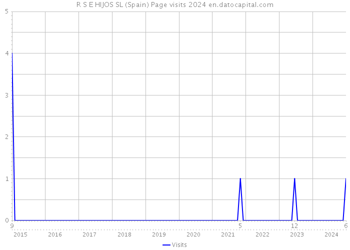 R S E HIJOS SL (Spain) Page visits 2024 