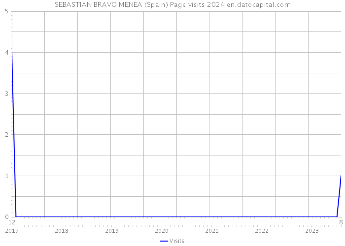 SEBASTIAN BRAVO MENEA (Spain) Page visits 2024 