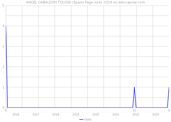 ANGEL GABALDON TOLOSA (Spain) Page visits 2024 