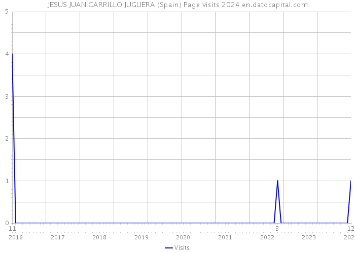 JESUS JUAN CARRILLO JUGUERA (Spain) Page visits 2024 