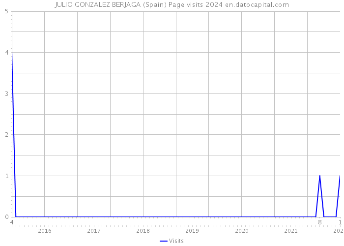 JULIO GONZALEZ BERJAGA (Spain) Page visits 2024 