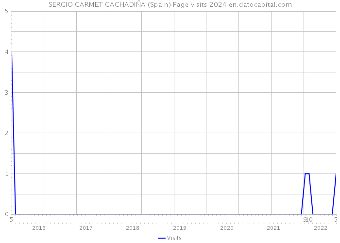 SERGIO CARMET CACHADIÑA (Spain) Page visits 2024 