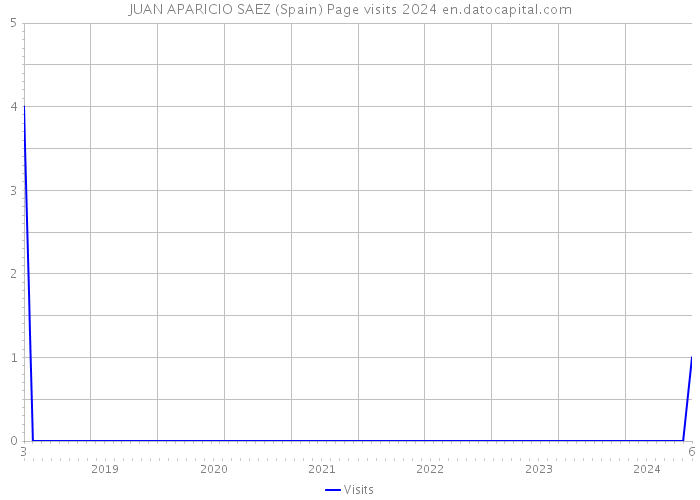 JUAN APARICIO SAEZ (Spain) Page visits 2024 