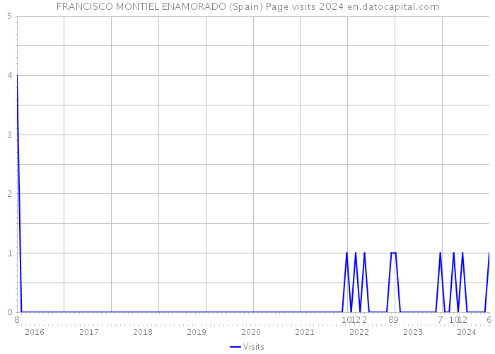 FRANCISCO MONTIEL ENAMORADO (Spain) Page visits 2024 