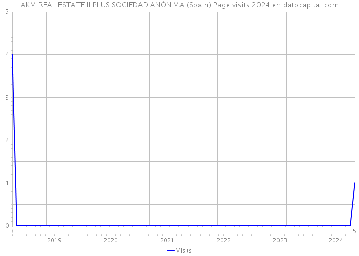 AKM REAL ESTATE II PLUS SOCIEDAD ANÓNIMA (Spain) Page visits 2024 