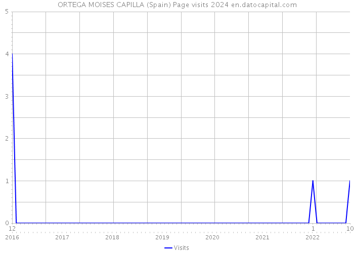 ORTEGA MOISES CAPILLA (Spain) Page visits 2024 