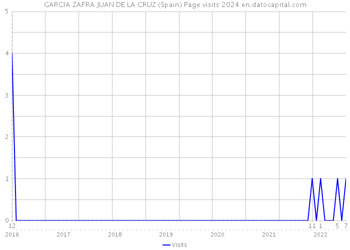 GARCIA ZAFRA JUAN DE LA CRUZ (Spain) Page visits 2024 