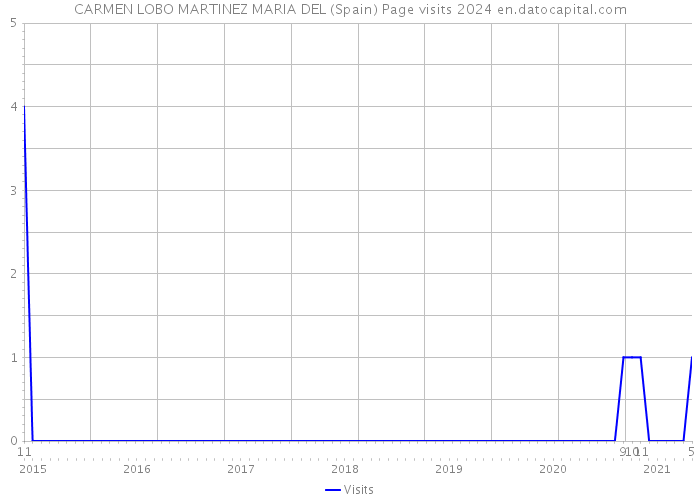 CARMEN LOBO MARTINEZ MARIA DEL (Spain) Page visits 2024 