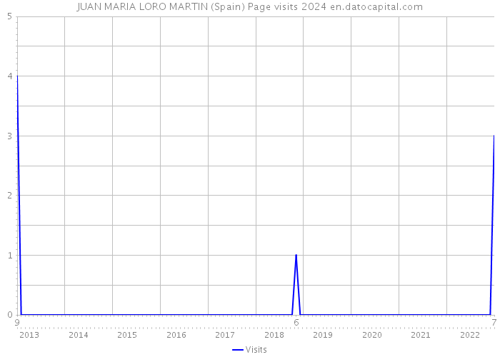 JUAN MARIA LORO MARTIN (Spain) Page visits 2024 