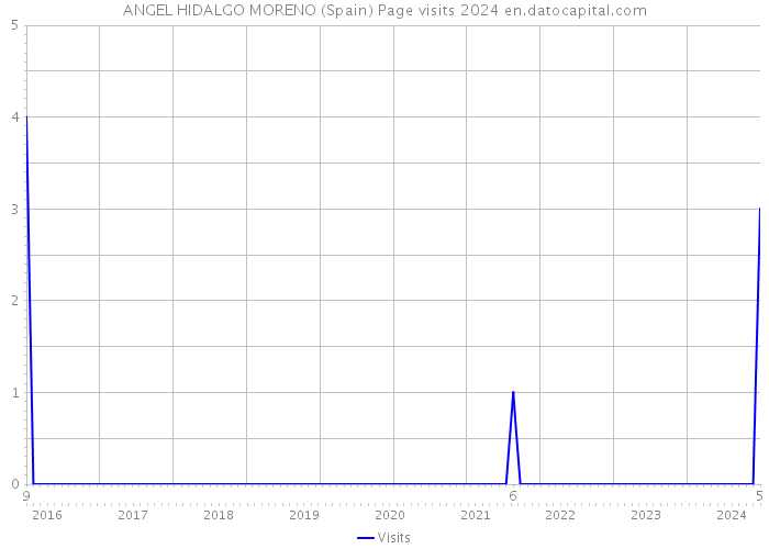 ANGEL HIDALGO MORENO (Spain) Page visits 2024 