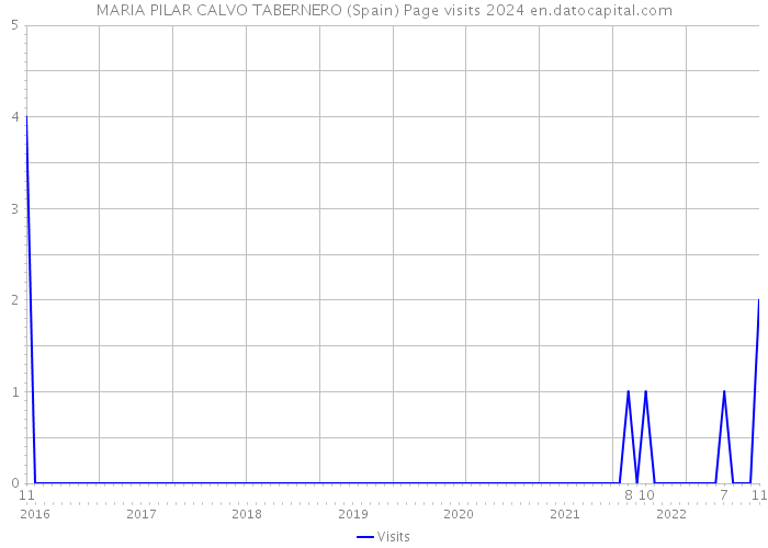 MARIA PILAR CALVO TABERNERO (Spain) Page visits 2024 