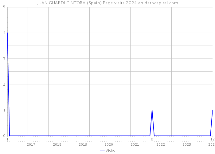 JUAN GUARDI CINTORA (Spain) Page visits 2024 