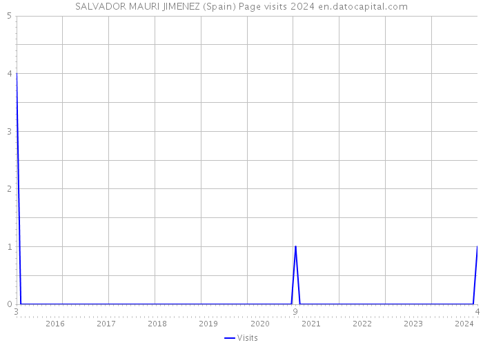 SALVADOR MAURI JIMENEZ (Spain) Page visits 2024 