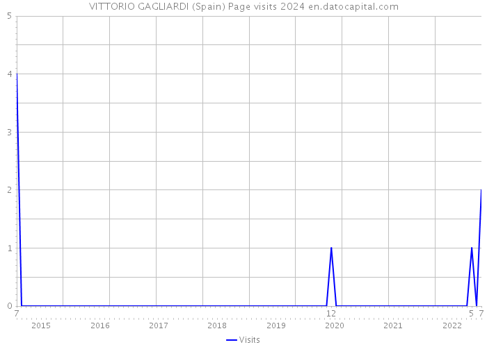 VITTORIO GAGLIARDI (Spain) Page visits 2024 