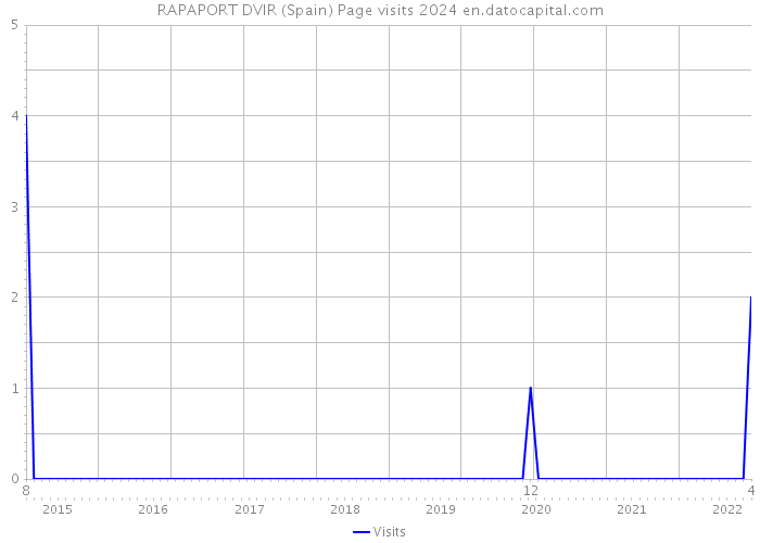 RAPAPORT DVIR (Spain) Page visits 2024 