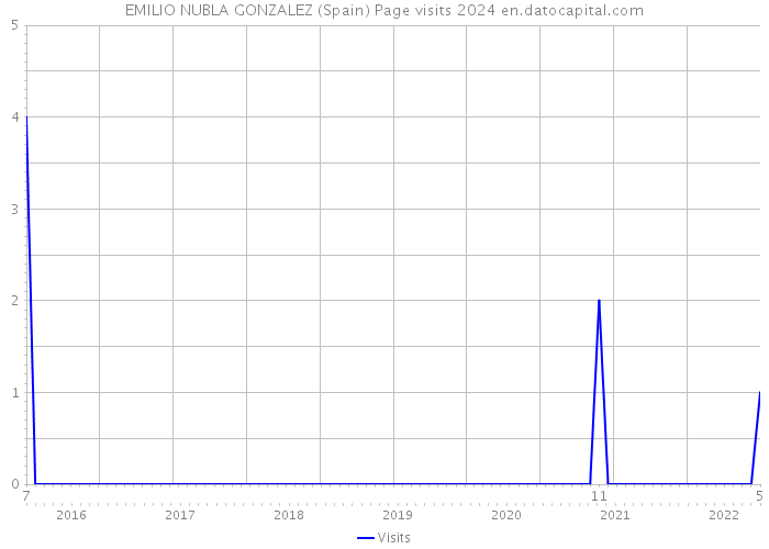 EMILIO NUBLA GONZALEZ (Spain) Page visits 2024 