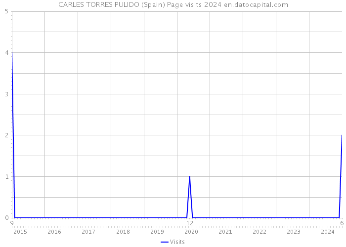 CARLES TORRES PULIDO (Spain) Page visits 2024 