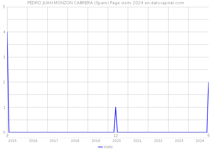 PEDRO JUAN MONZON CABRERA (Spain) Page visits 2024 