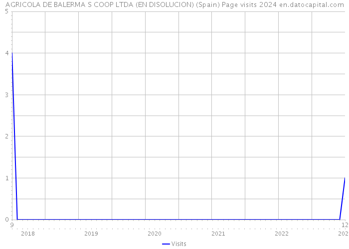 AGRICOLA DE BALERMA S COOP LTDA (EN DISOLUCION) (Spain) Page visits 2024 