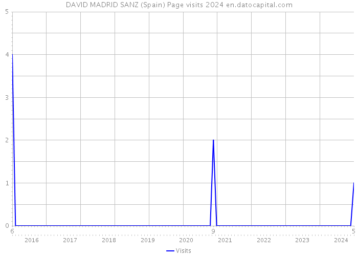 DAVID MADRID SANZ (Spain) Page visits 2024 