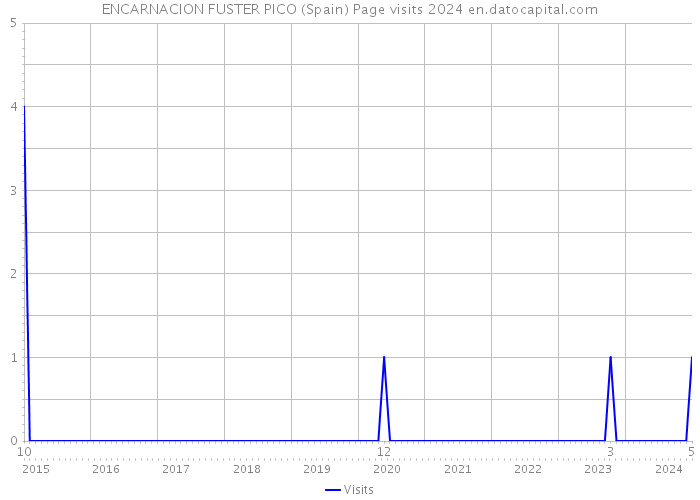 ENCARNACION FUSTER PICO (Spain) Page visits 2024 
