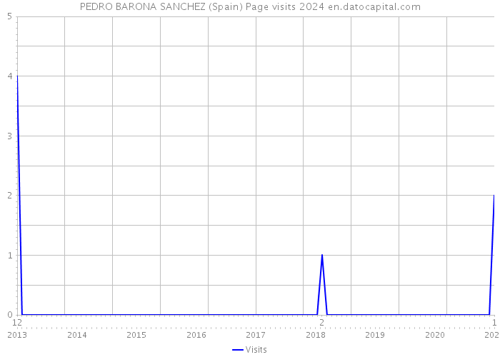 PEDRO BARONA SANCHEZ (Spain) Page visits 2024 