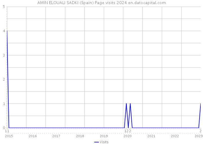 AMIN ELOUALI SADKI (Spain) Page visits 2024 