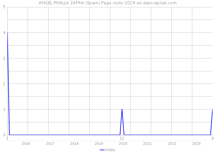 ANGEL PINILLA ZAFRA (Spain) Page visits 2024 