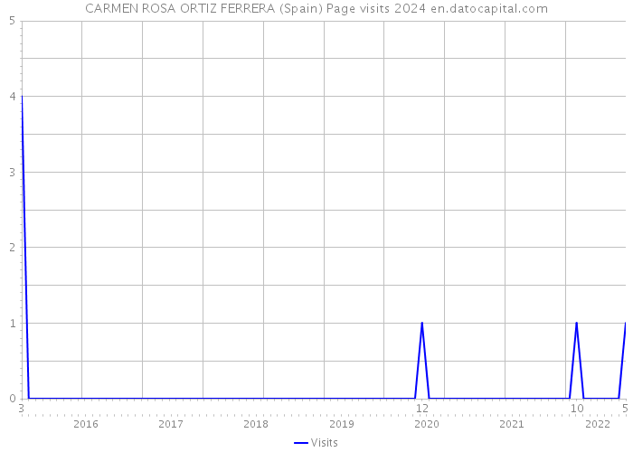 CARMEN ROSA ORTIZ FERRERA (Spain) Page visits 2024 