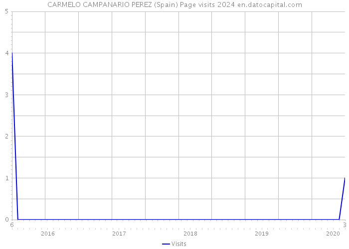 CARMELO CAMPANARIO PEREZ (Spain) Page visits 2024 