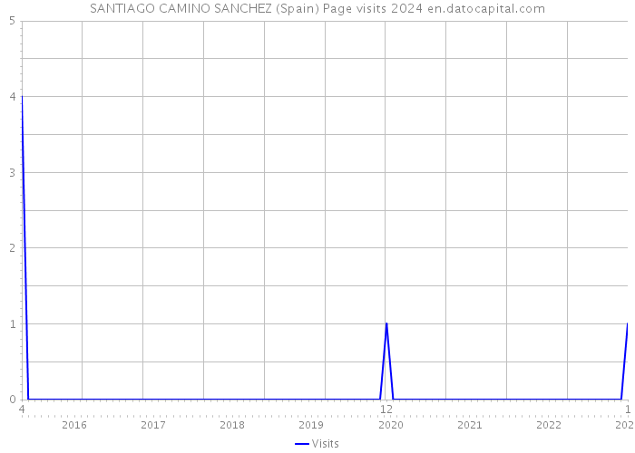 SANTIAGO CAMINO SANCHEZ (Spain) Page visits 2024 