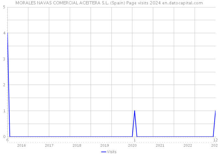 MORALES NAVAS COMERCIAL ACEITERA S.L. (Spain) Page visits 2024 