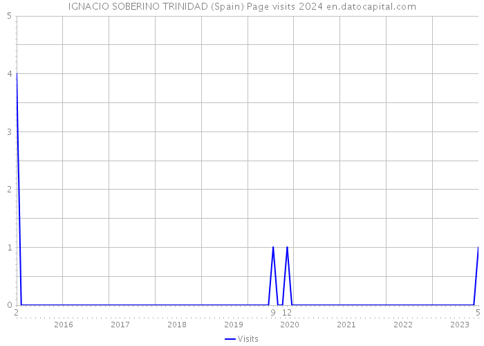 IGNACIO SOBERINO TRINIDAD (Spain) Page visits 2024 