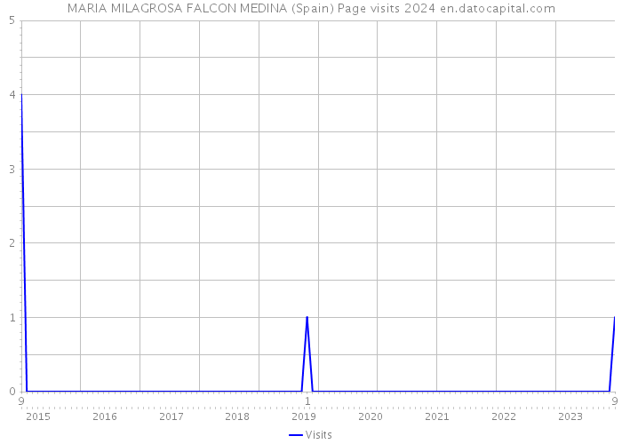 MARIA MILAGROSA FALCON MEDINA (Spain) Page visits 2024 