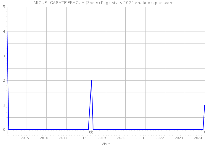 MIGUEL GARATE FRAGUA (Spain) Page visits 2024 