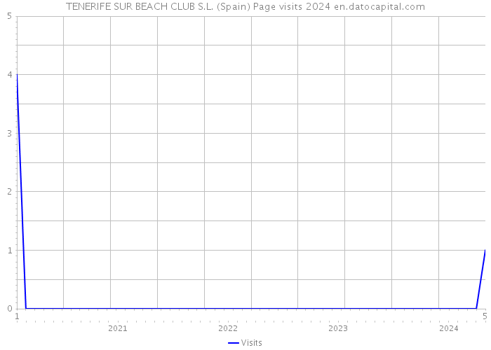 TENERIFE SUR BEACH CLUB S.L. (Spain) Page visits 2024 