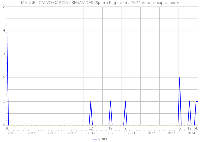 MANUEL CALVO GARCIA- BENAVIDES (Spain) Page visits 2024 
