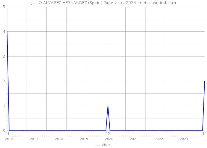 JULIO ALVAREZ HERNANDEZ (Spain) Page visits 2024 