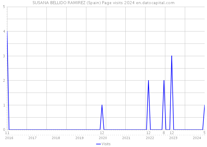 SUSANA BELLIDO RAMIREZ (Spain) Page visits 2024 