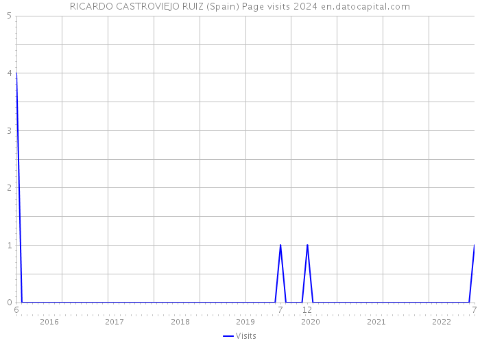 RICARDO CASTROVIEJO RUIZ (Spain) Page visits 2024 